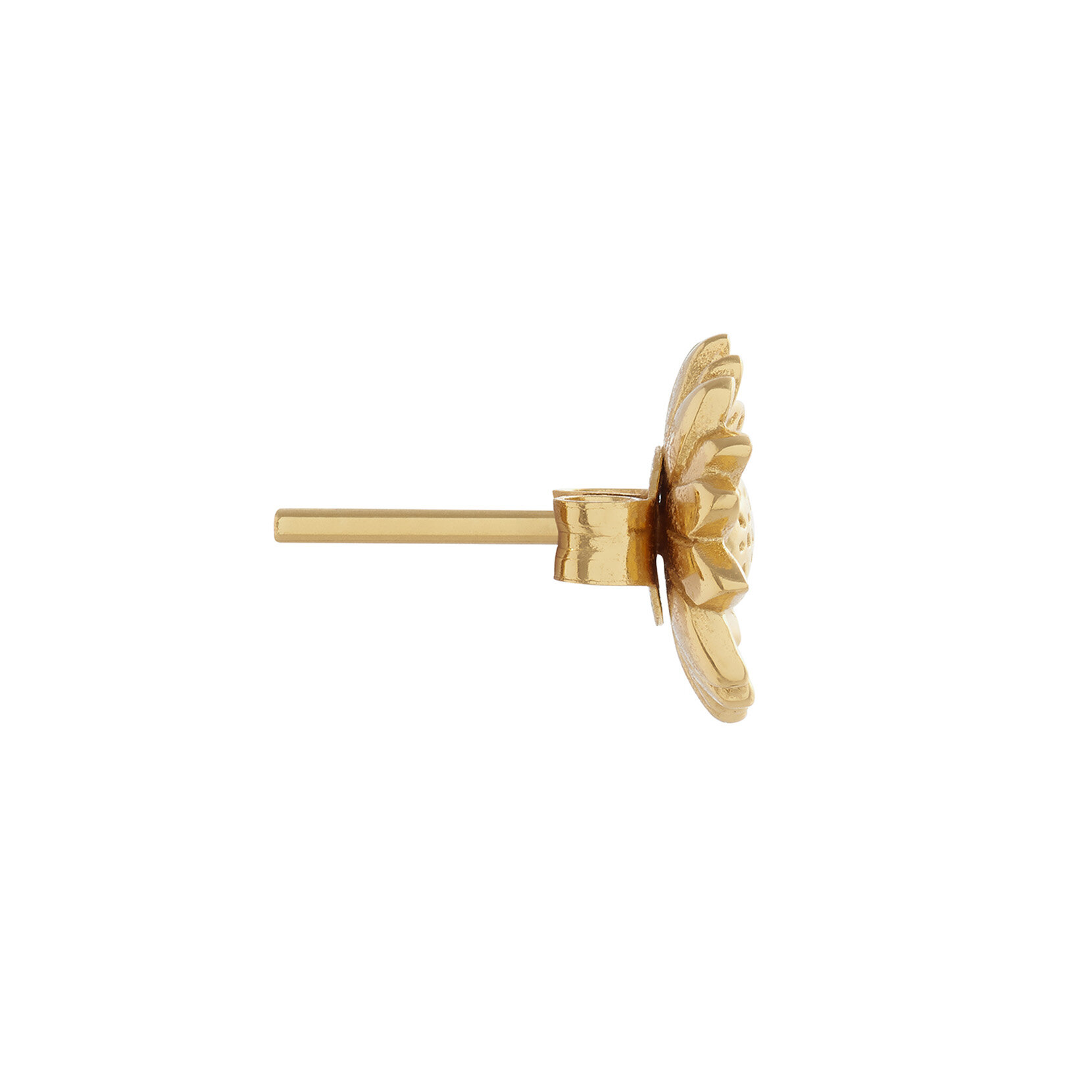 Gold Flower Earrings