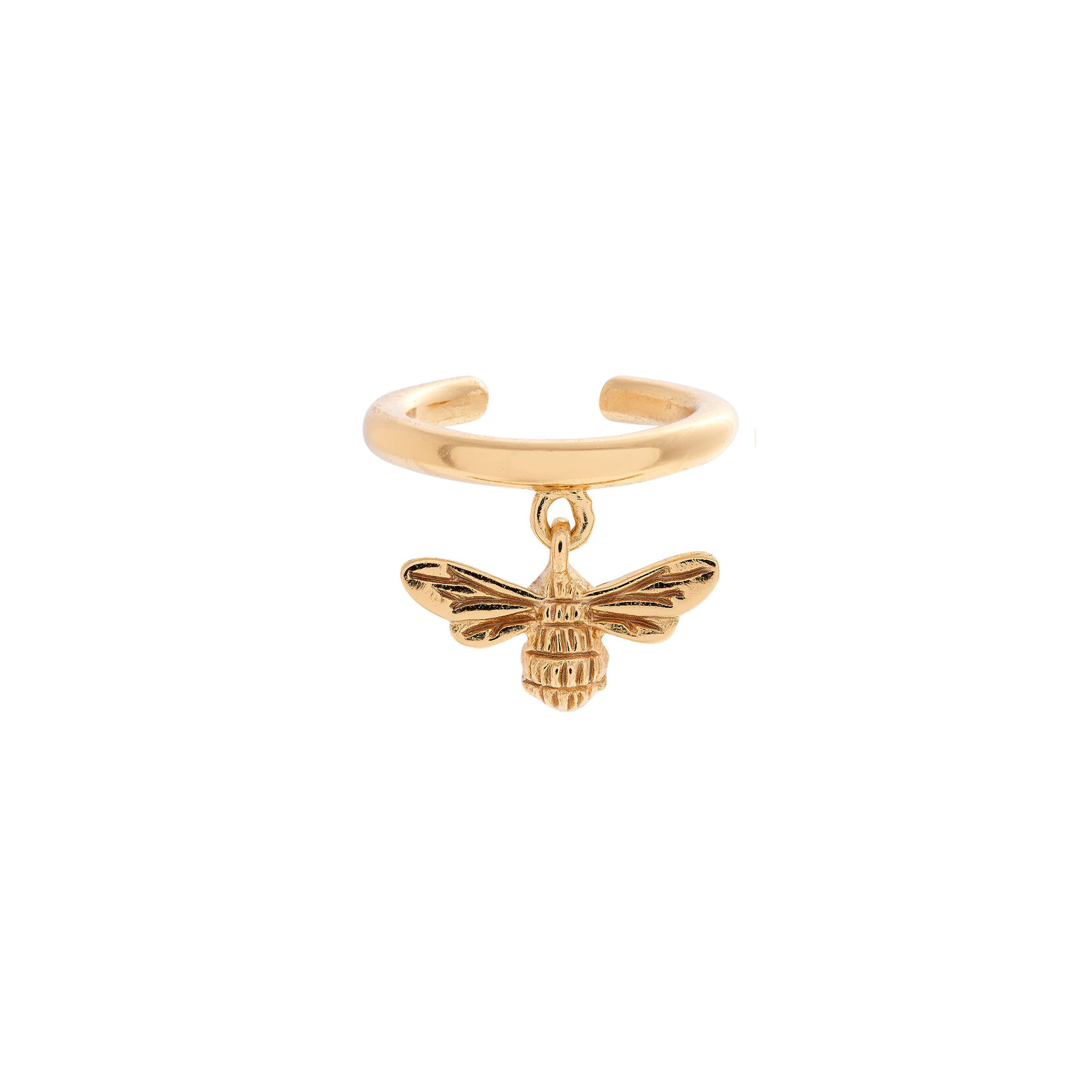 Lucky Bee Gold Ear Cuff