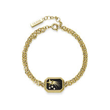 Shooting Star Onyx & Gold Plated Bracelet