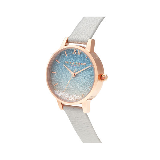 Wishing Wave Glitter Dial, Shimmer Pearl & Rose Gold