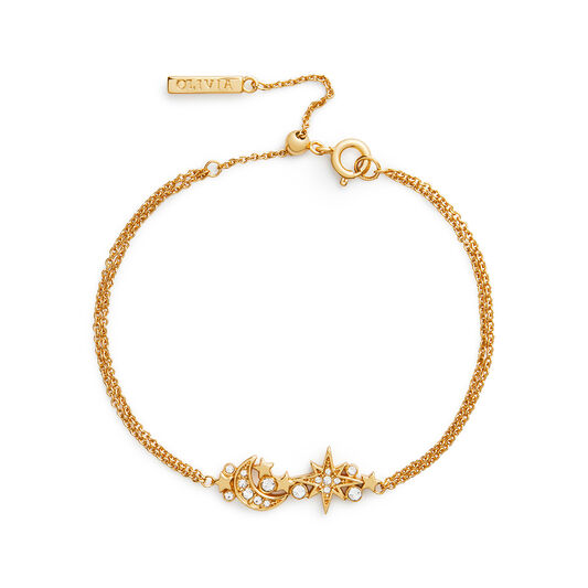 Celestial Gold Cluster Chain Bracelet