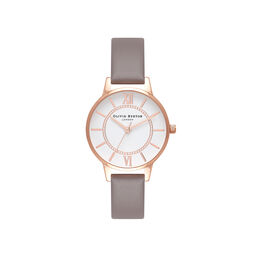  Wonderland London Grey & Rose Gold Watch 