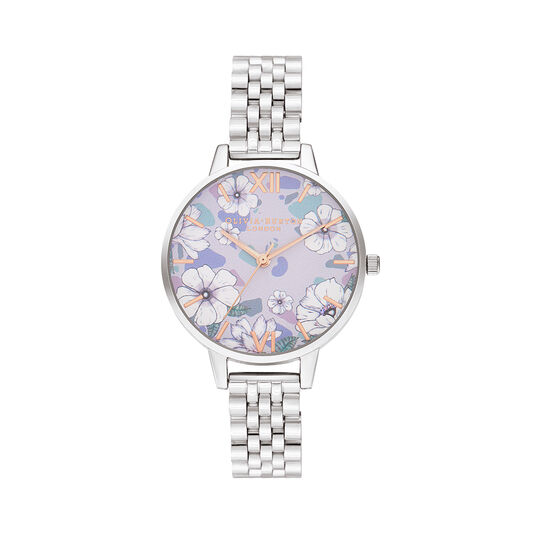 Groovy Blooms Rose Gold & Silver Bracelet