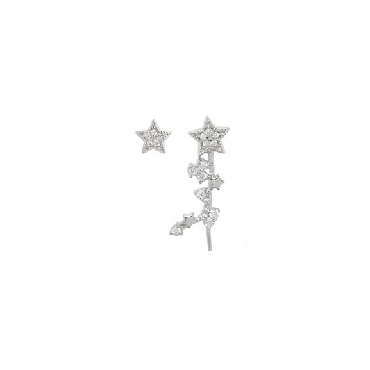 Celestial Star Crawler and Stud Earring