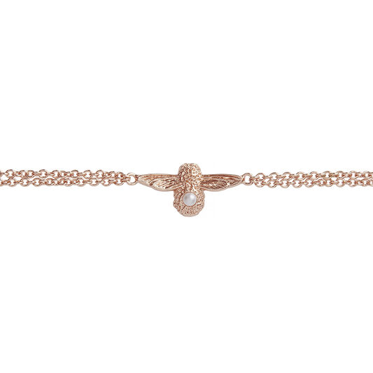Bejewelled Floral and Pearl Bee Gift Set