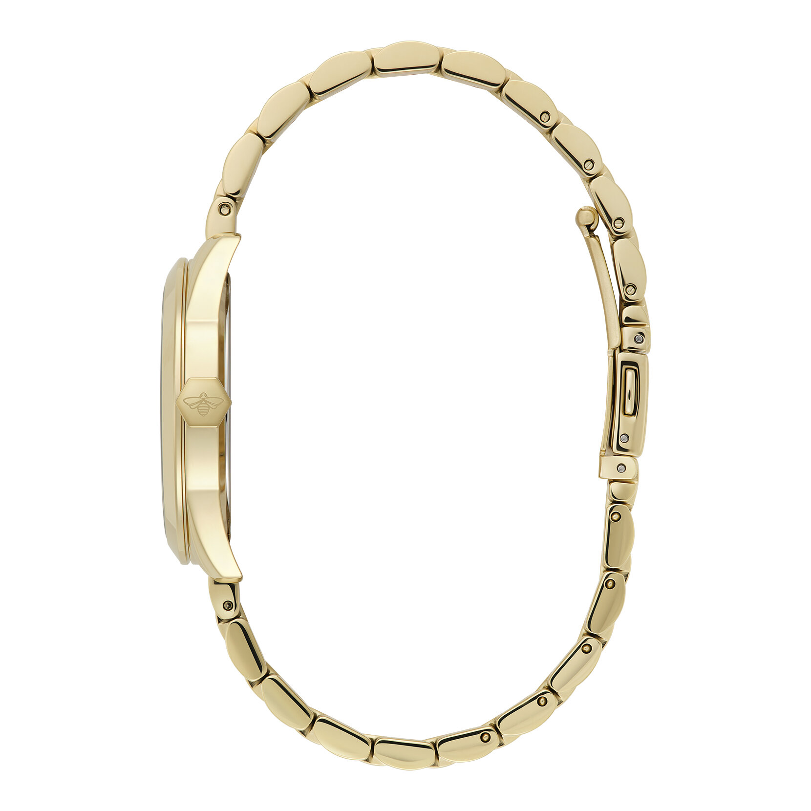 34mm Geo Black & Gold Bracelet Watch