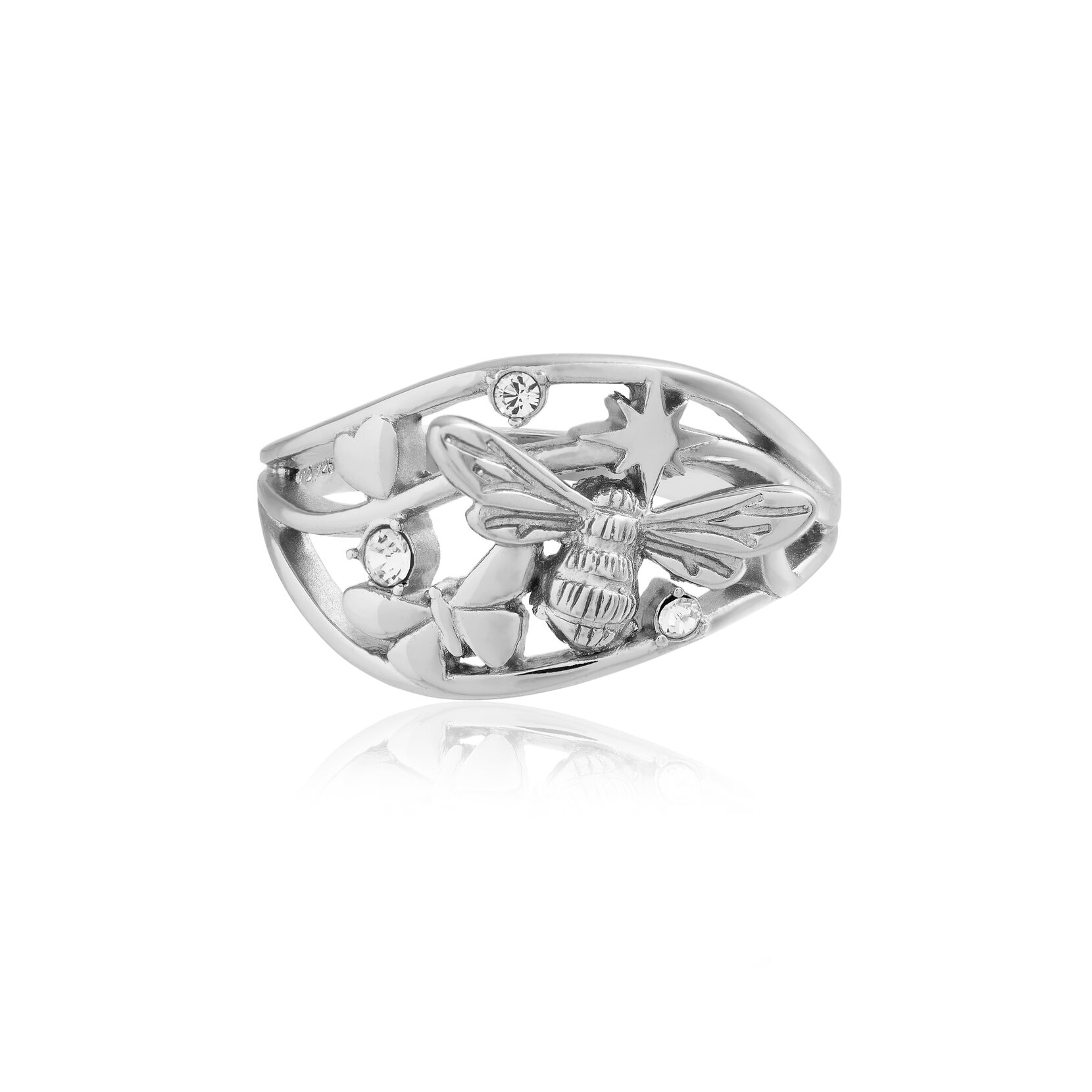 Silver Cluster Ring L