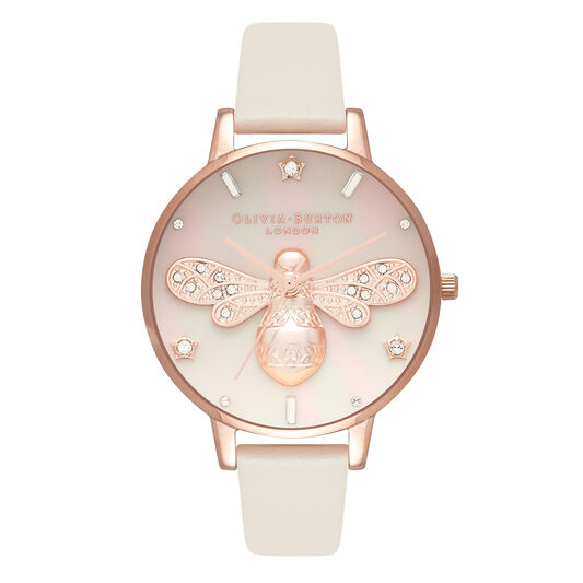 Sparkle Bee Demi Dial Blush & Rose Gold Watch