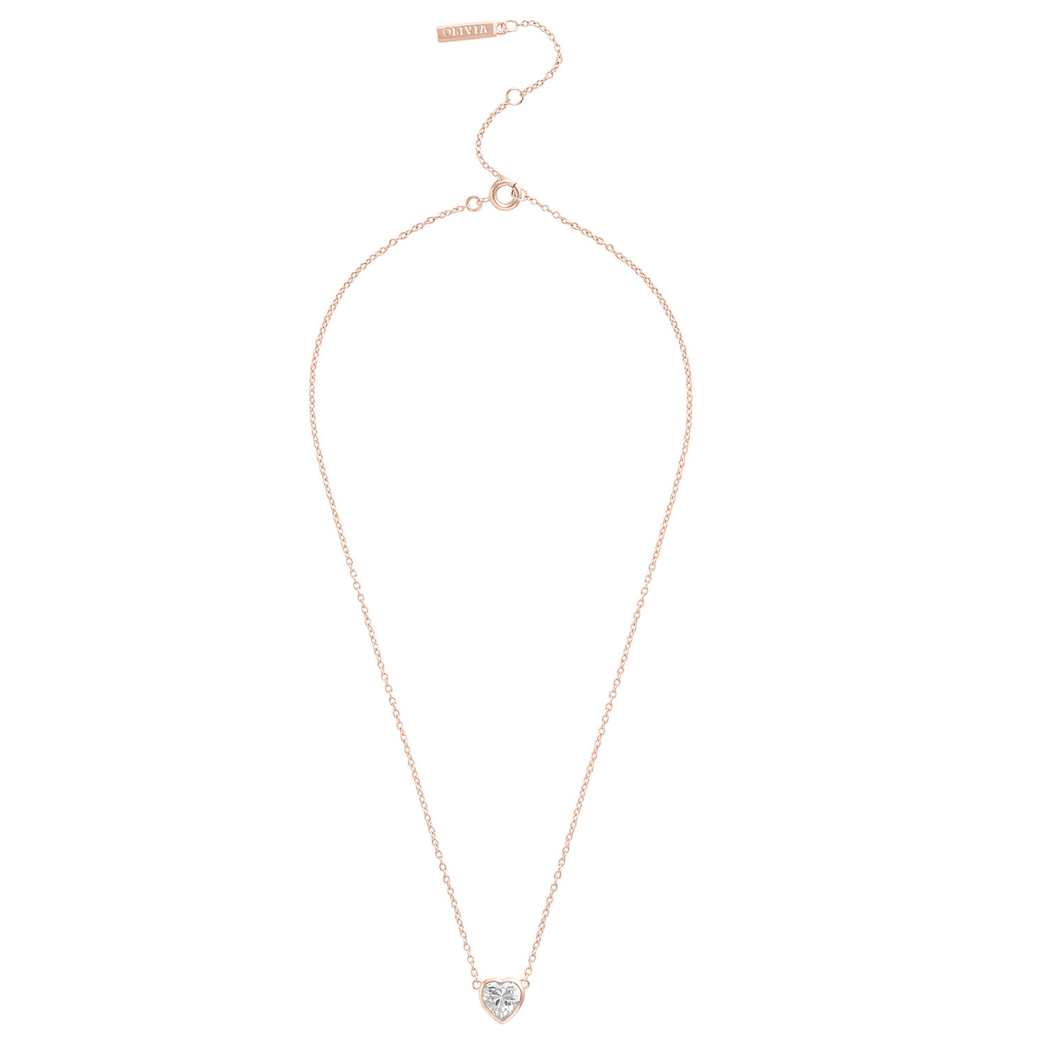 Olivia Burton Yellow Gold Plated Classic Heart Crystal Necklace – Allum &  Sidaway