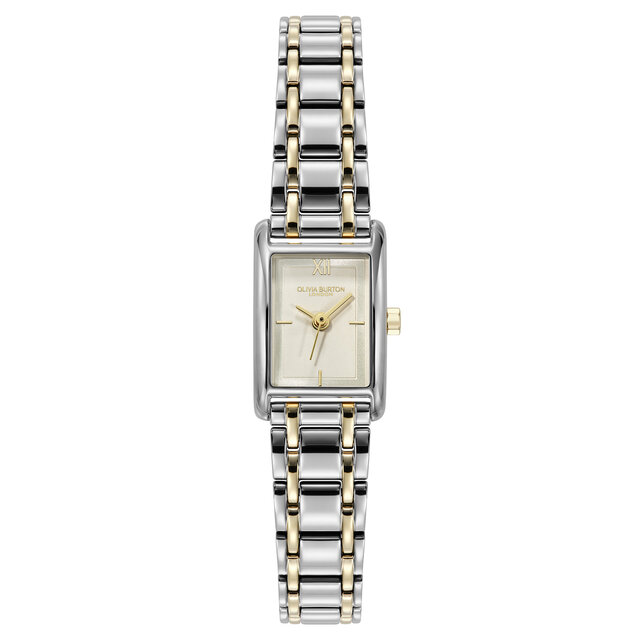 16mm Mini Grove White & Two Tone Bracelet Watch