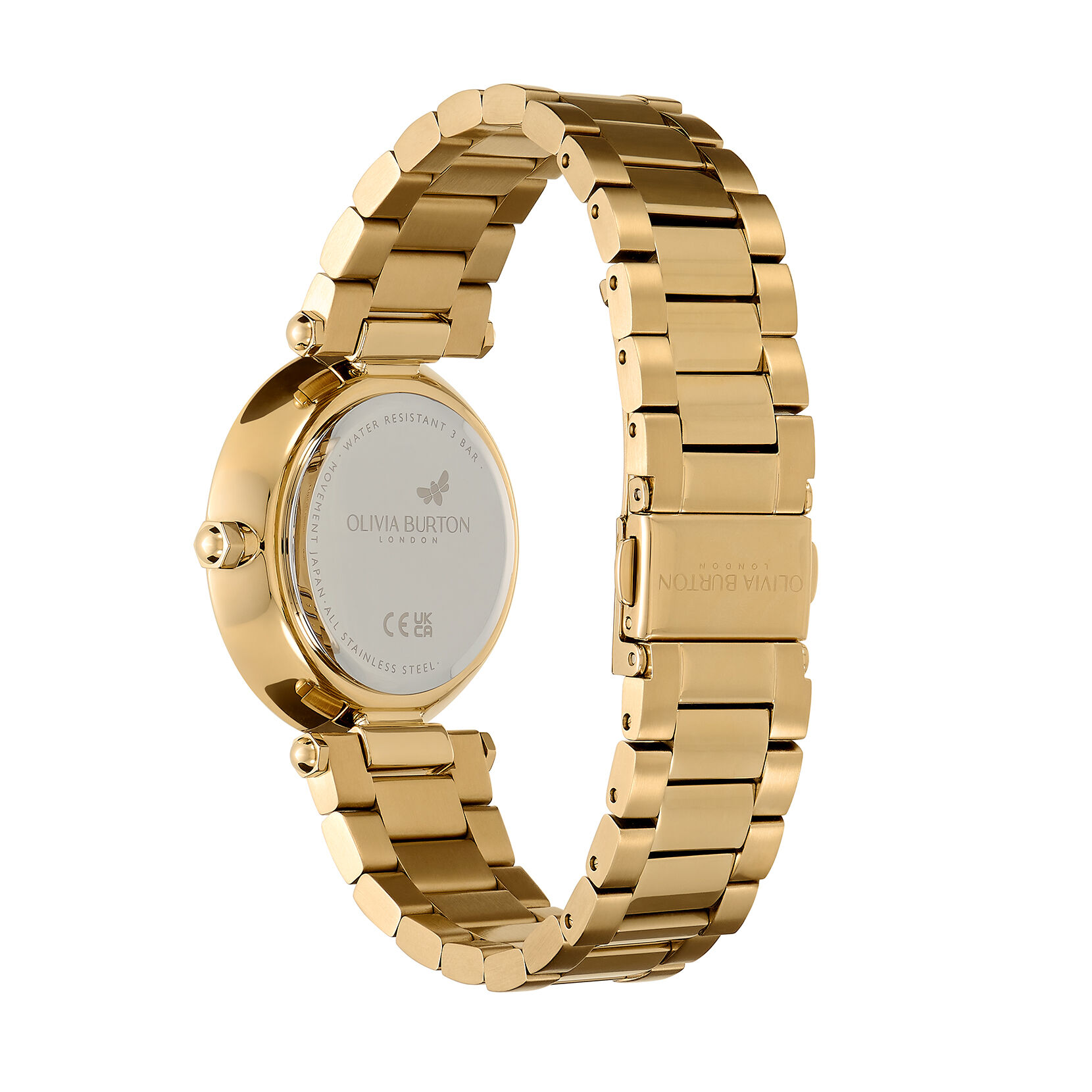 Capsule 34mm Kaleido Bloom Rainbow Gold Bracelet Watch Olivia Burton London