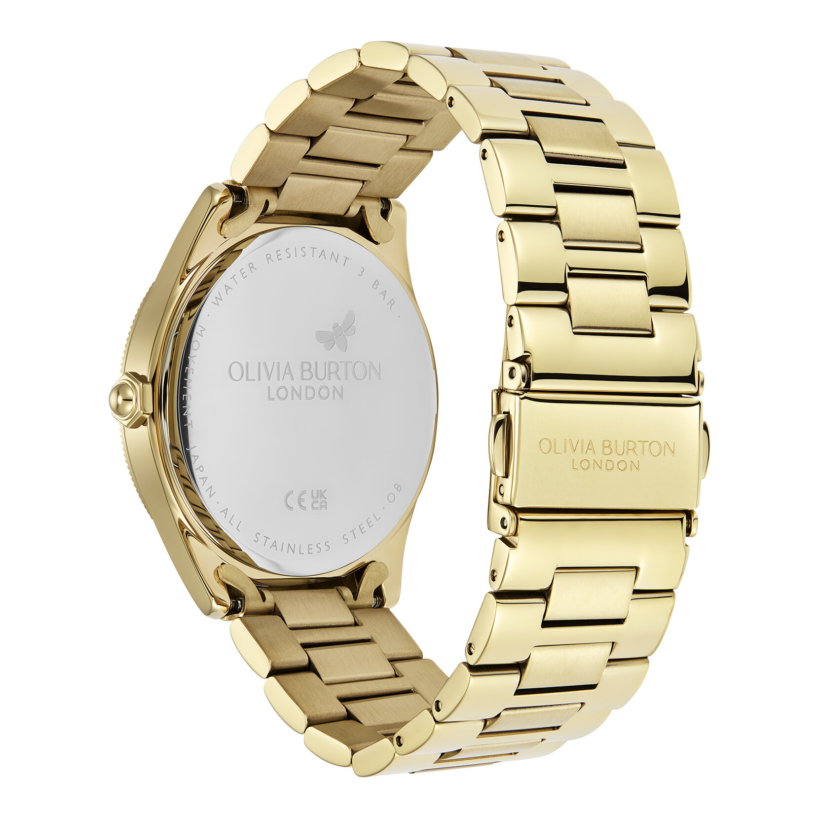 38mm Radiate Forest Green & Gold Bracelet Watch
