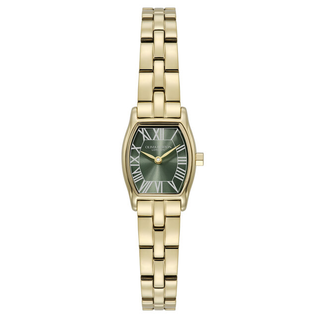 18mm Cambridge Forest Green & Gold Bracelet Watch