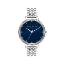 Classics 34mm Midnight Blue & Silver Bracelet Watch