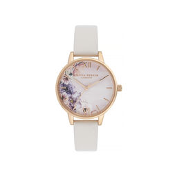 Watercolour Florals Midi Dial Watch