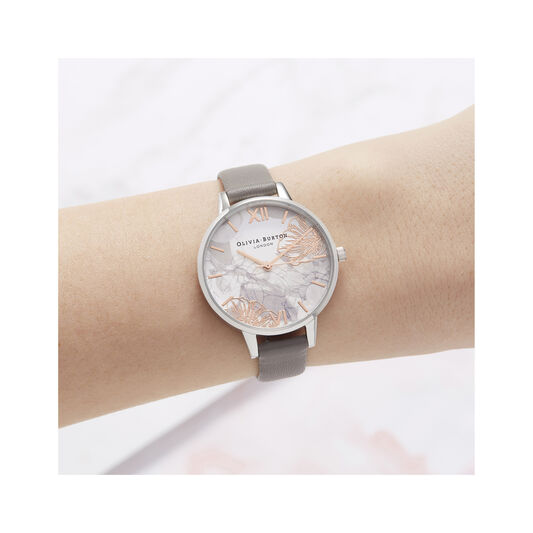 Abstract Florals Demi Dial Watch