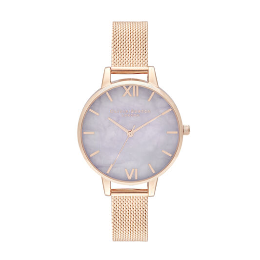 Demi Amethyst London Grey & Rose Gold