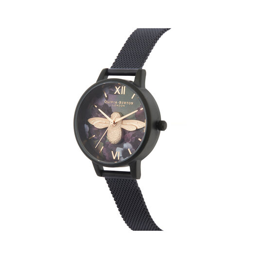 After Dark 3D Bee Midi Dial Watch