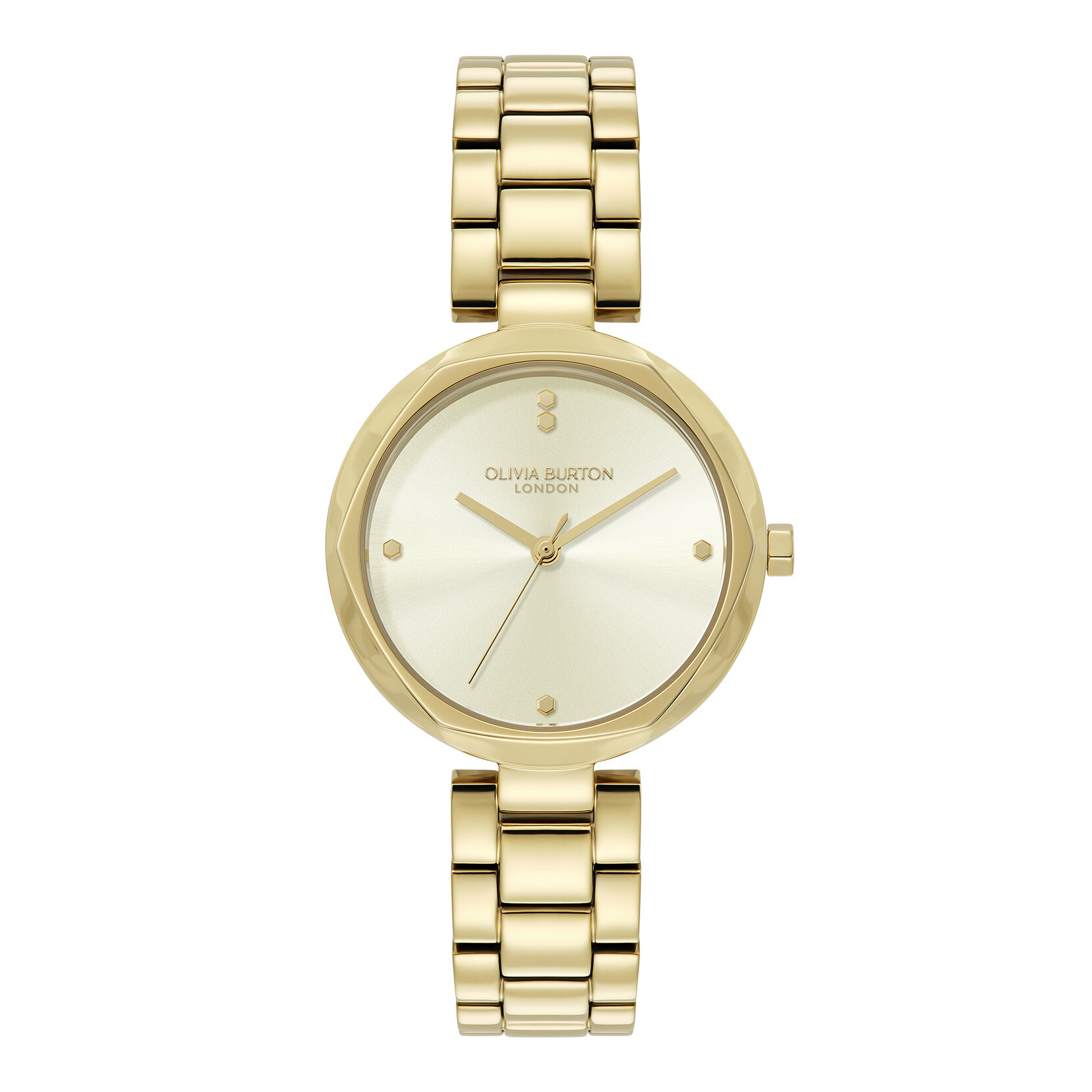 32mm Dimension T-Bar Ivory & Gold Bracelet Watch
