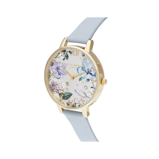 Big Dial Chalk Blue & Gold