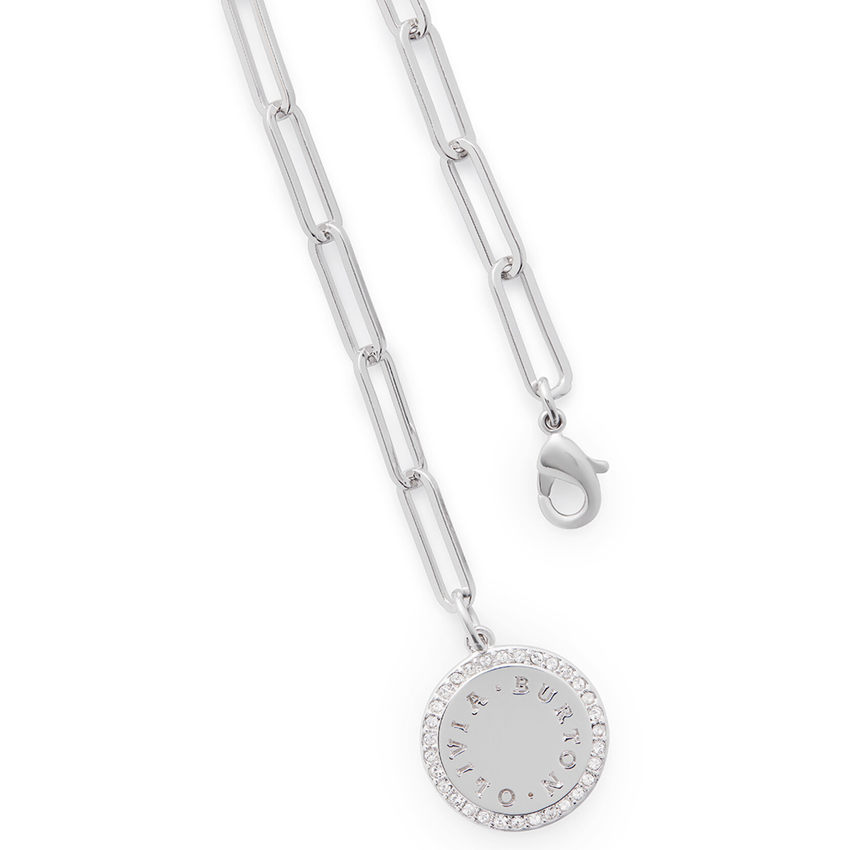 Silver Disc Women's Bracelet