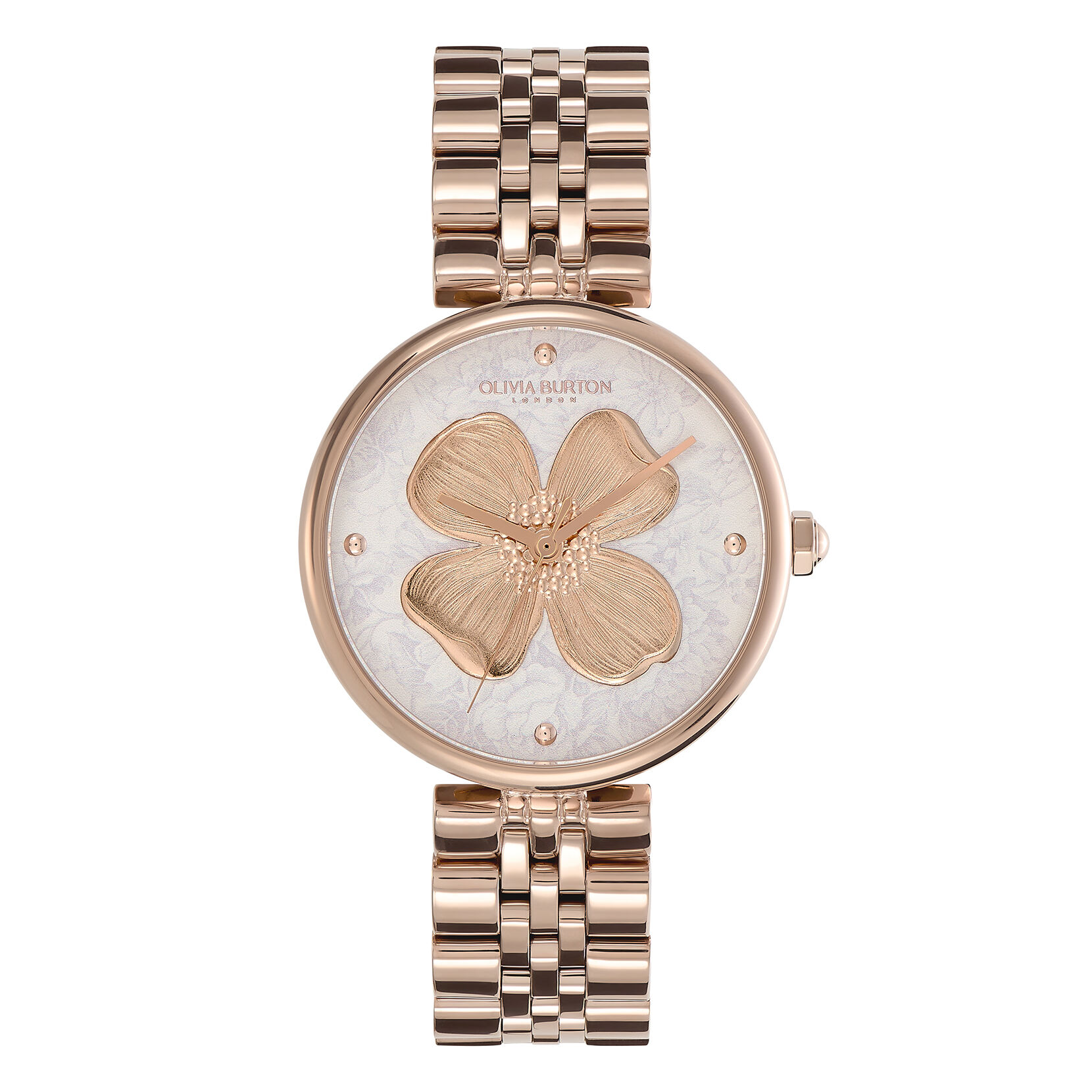 Olivia burton gold and silver watch cheap