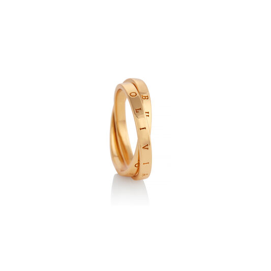 The Classics Interlink Ring Gold M