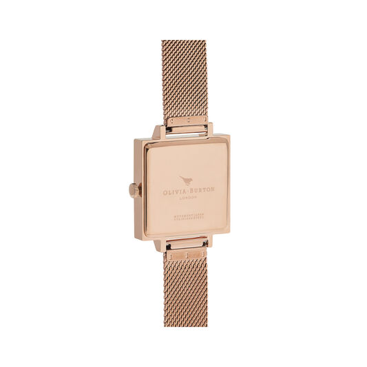 3D Butterfly Mesh Rose Gold