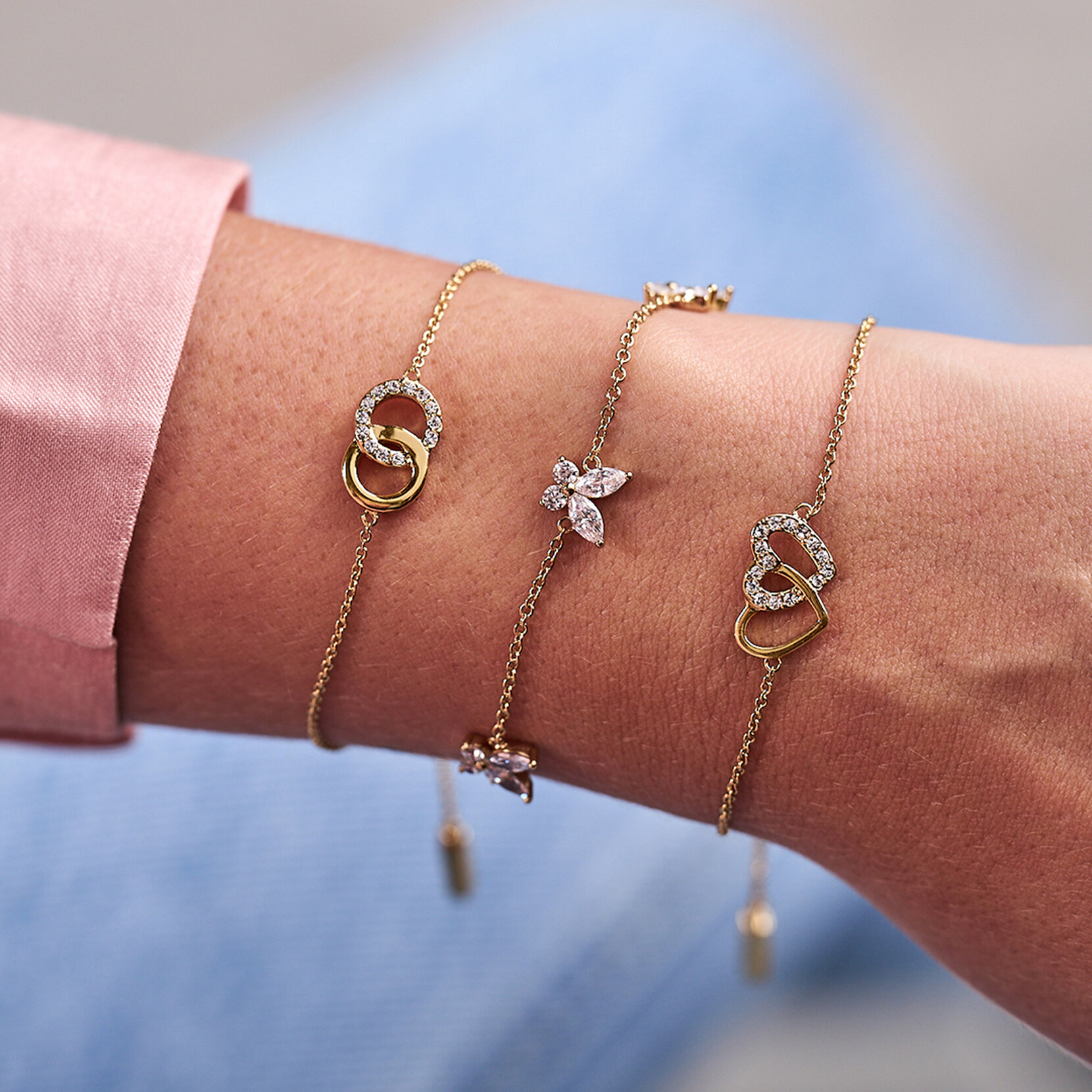 Gold Marquise Bracelet
