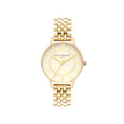  Wonderland Nude Dial & Gold Bracelet 