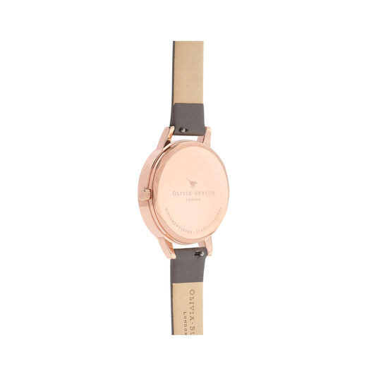 Marble Floral London gray & Rose Gold