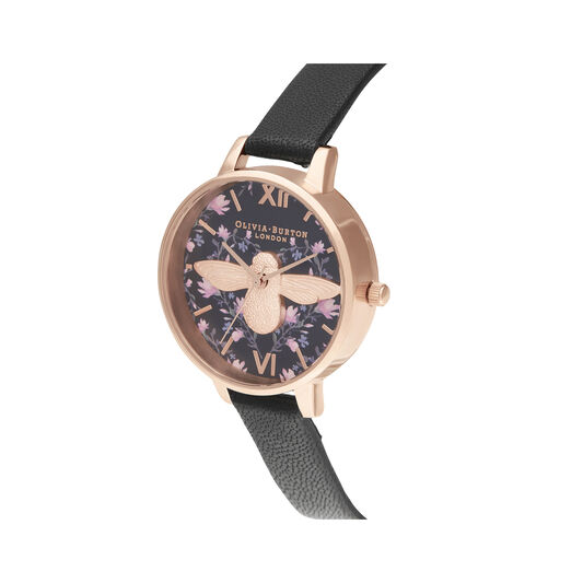 Demi Meant to Bee Black & Rose Gold