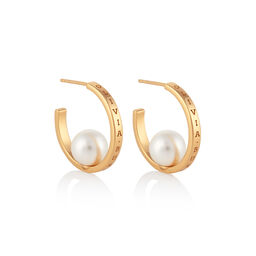 The Classics Gold Pearl Hoop