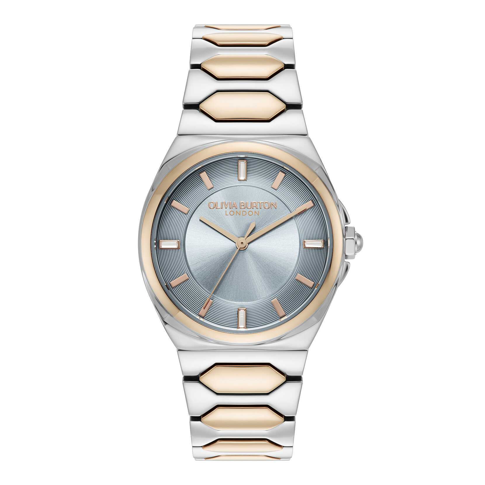 34mm Lustre Chalk Blue & Two Tone Bracelet Watch