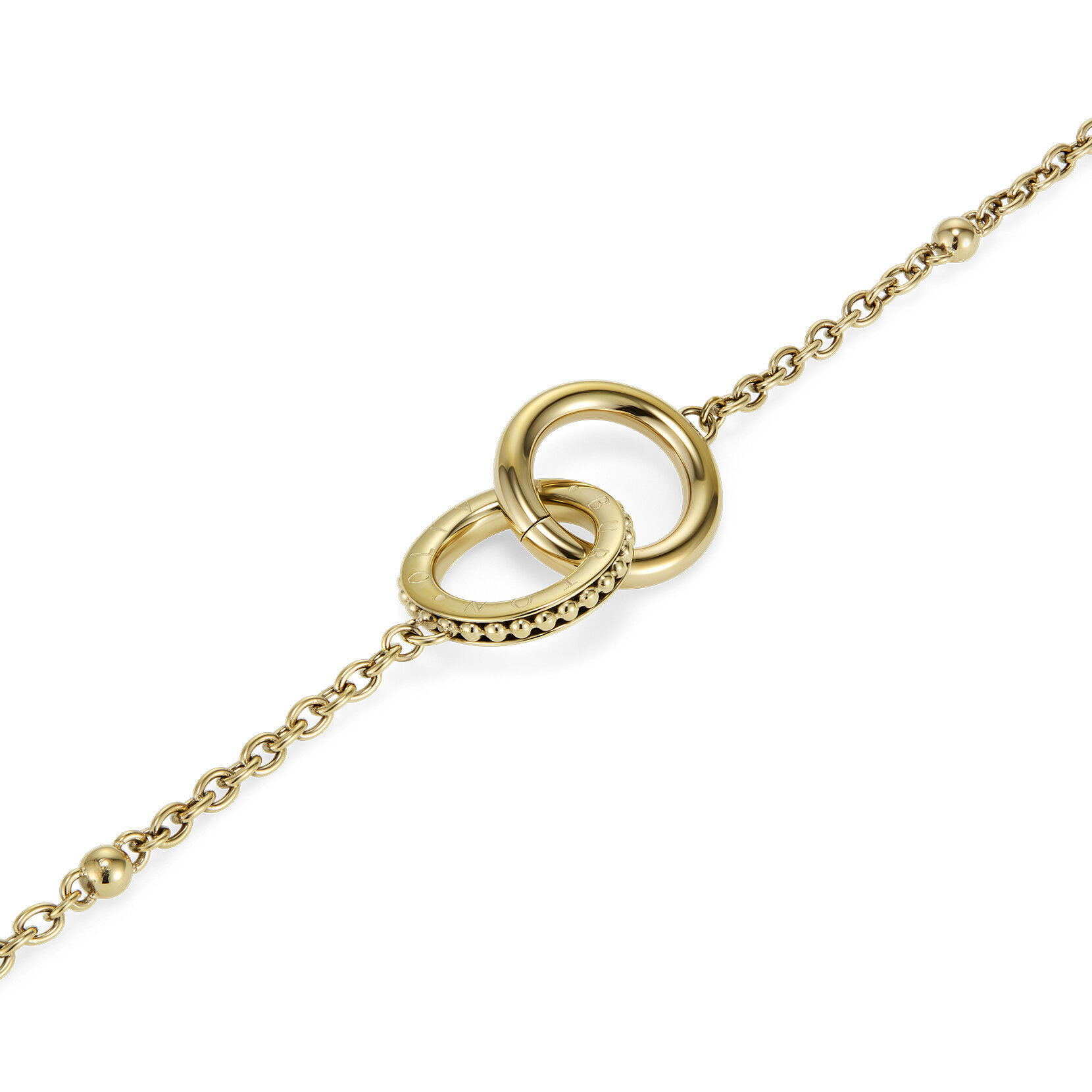 Amity Interlock Gold Plated Bracelet
