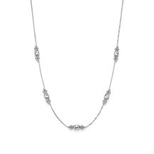 Dainty Silver Tone Necklace