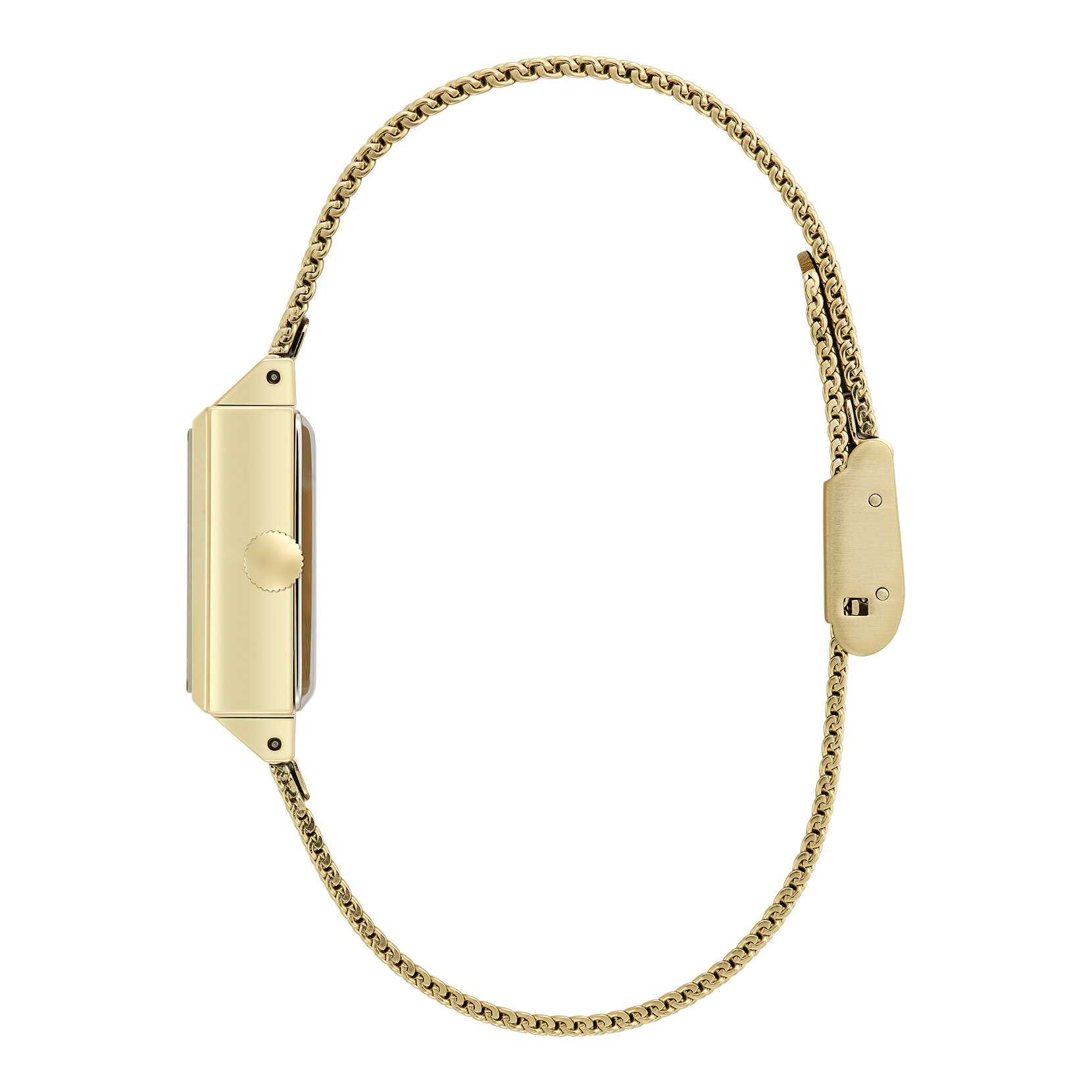 23mm Lucky Bee White & Gold Mesh Watch