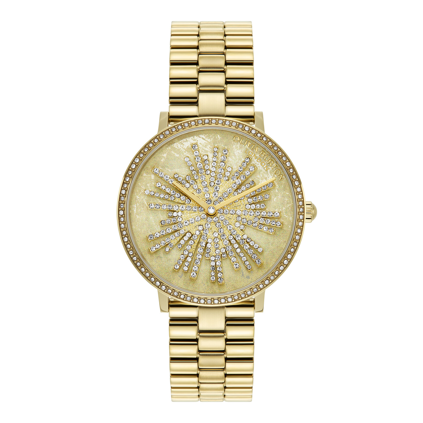35mm Ice Burst Ivory & Gold Bracelet Watch