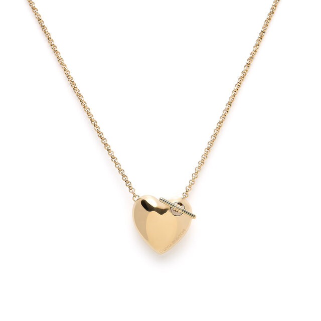 Knot Heart Gold Necklace