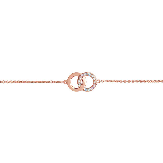 Rose Gold Interlink Bracelet