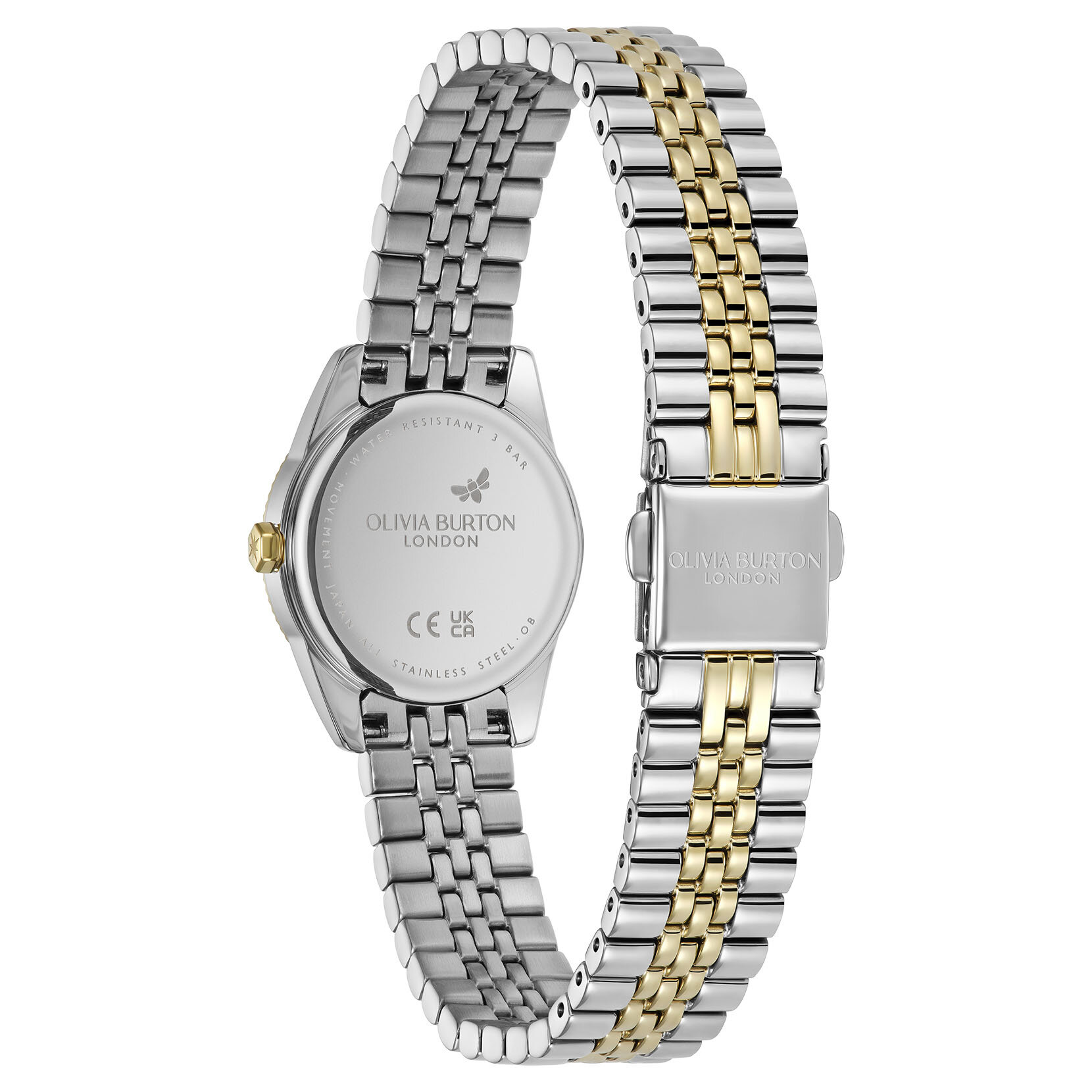 25mm Highbury Forest Green & Two Tone Bracelet Watch
