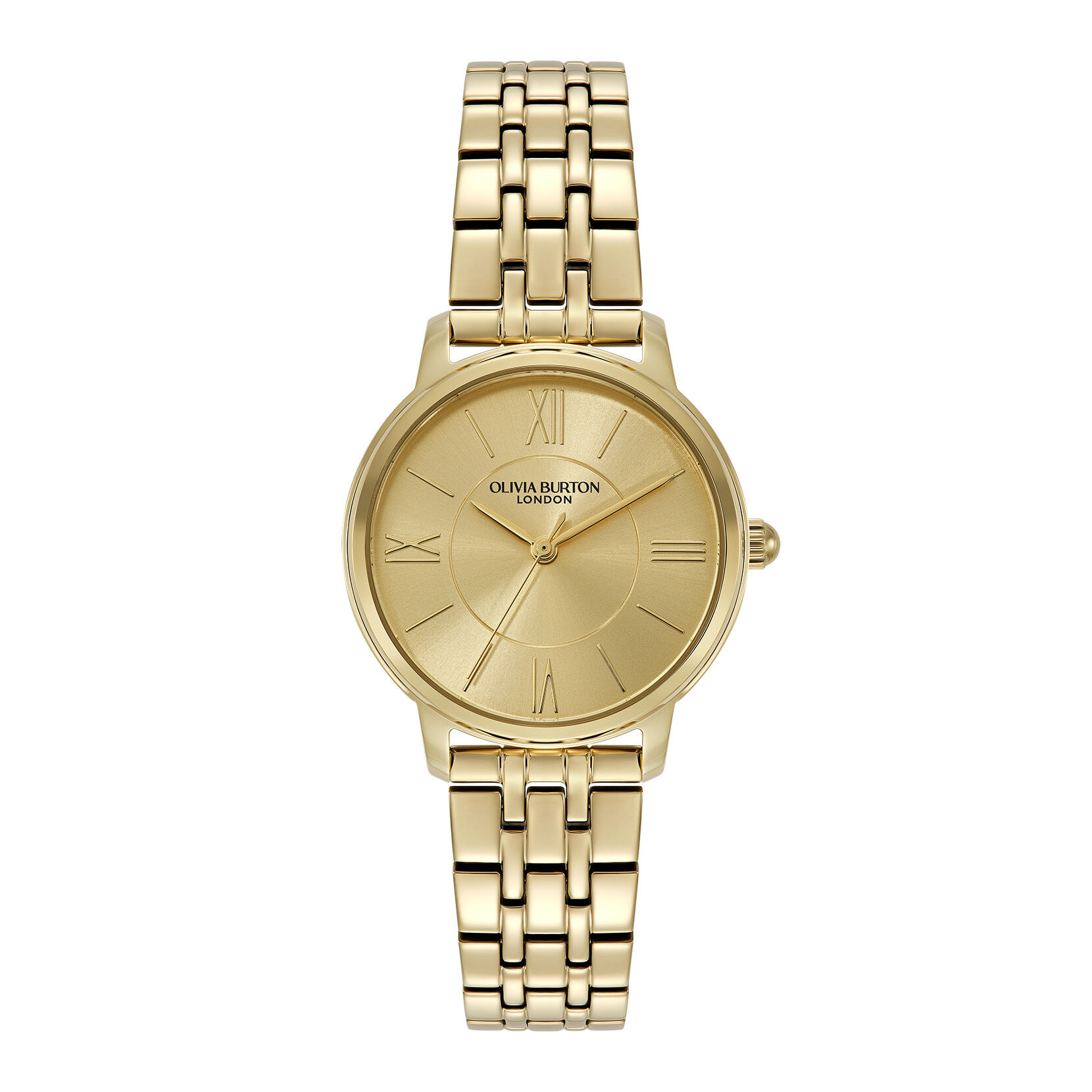 Classic 30mm Westbourne Champagne & Gold Bracelet Watch | Olivia