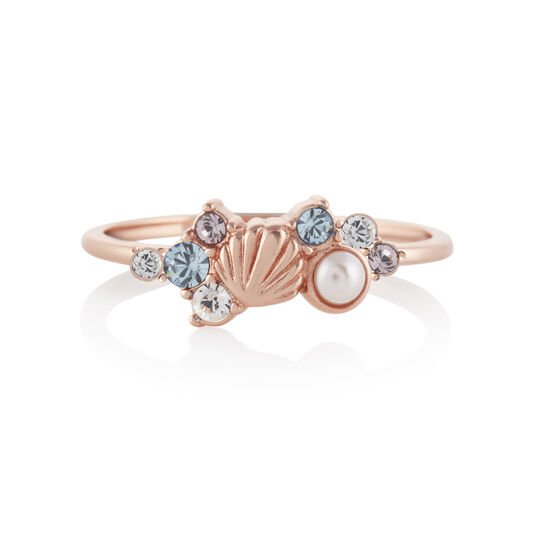 Sparkle Shell Rose Gold Ring (M)