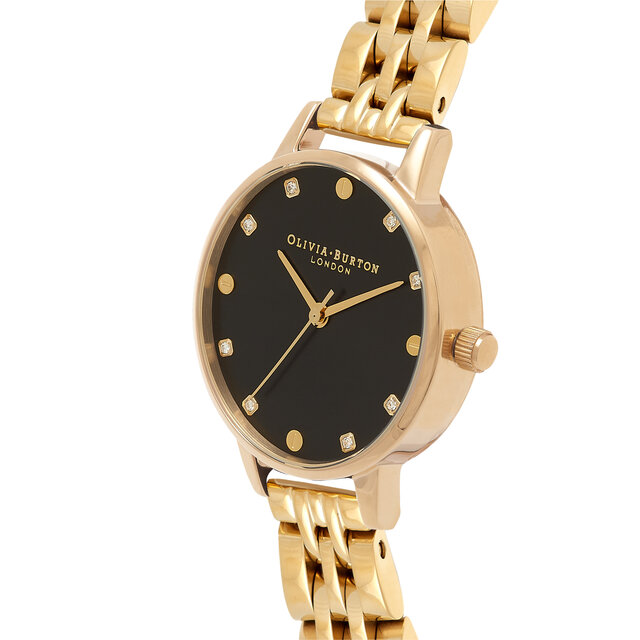 30mm Black & Gold Bracelet Watch