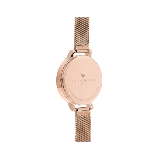 Semi Precious Rose Gold Mesh