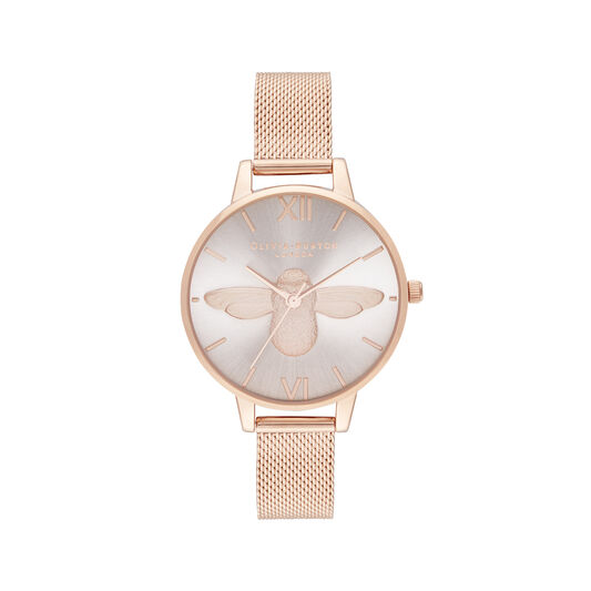 Demi Blush Dial & Rose Gold Mesh