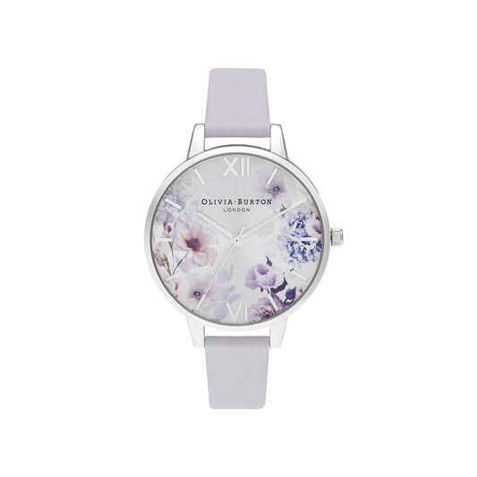 Sunlight Florals Demi Parma Violet Silver Olivia Burton London