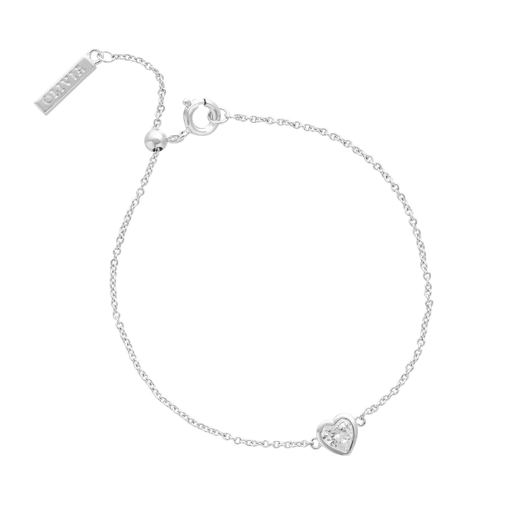 Silver Heart Bracelet