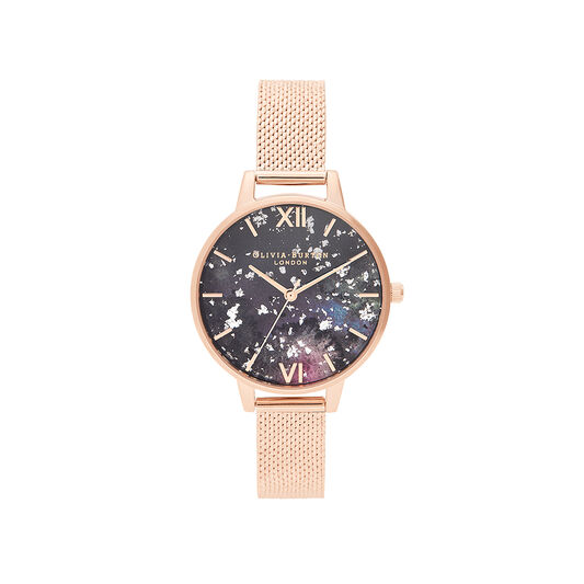 Celestial Rose Gold Boucle Mesh