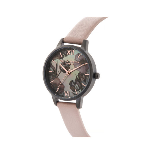 Twilight Midi Dial Watch with gray Mother-Of-Pearl